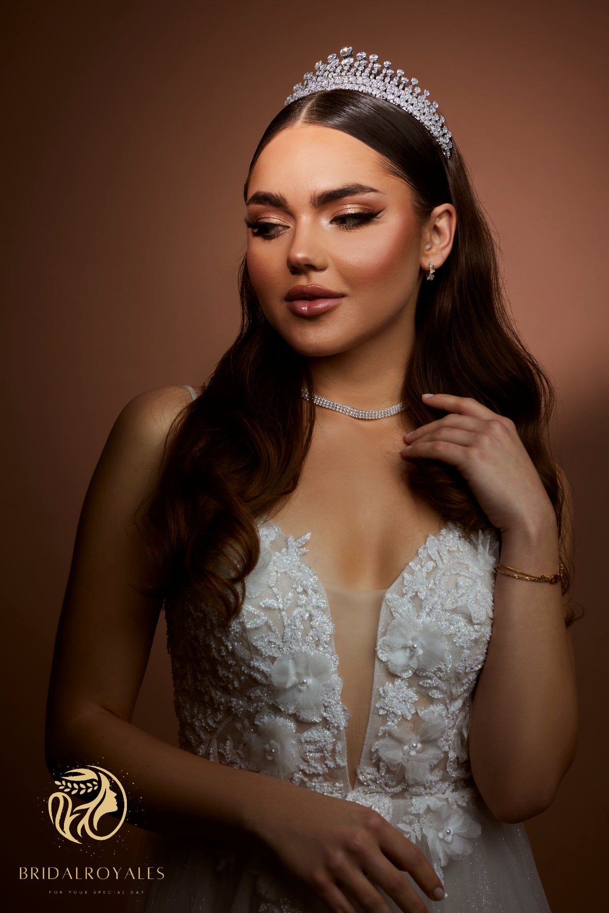 Royal Silver Wedding Crown, Elegant Queen Bridal Tiara,Gold Bridal Tiara,Bridal headband for Wedding,Luxury Bridal Crown, Bridal headpiece