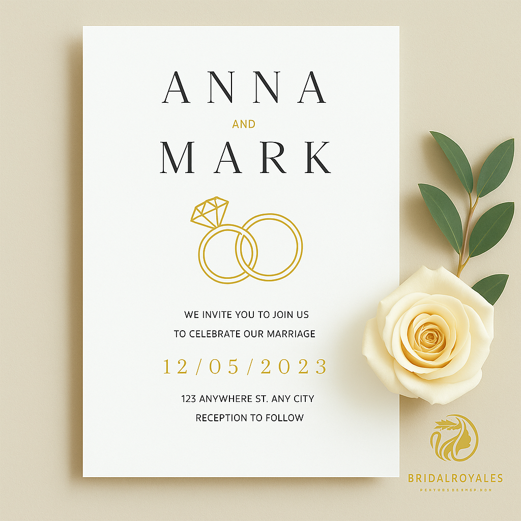Luxury Minimalist Wedding Invitation Suite with Editable QR Code β Printable Canva Template | Instant Download | Modern RSVP & Details Cards