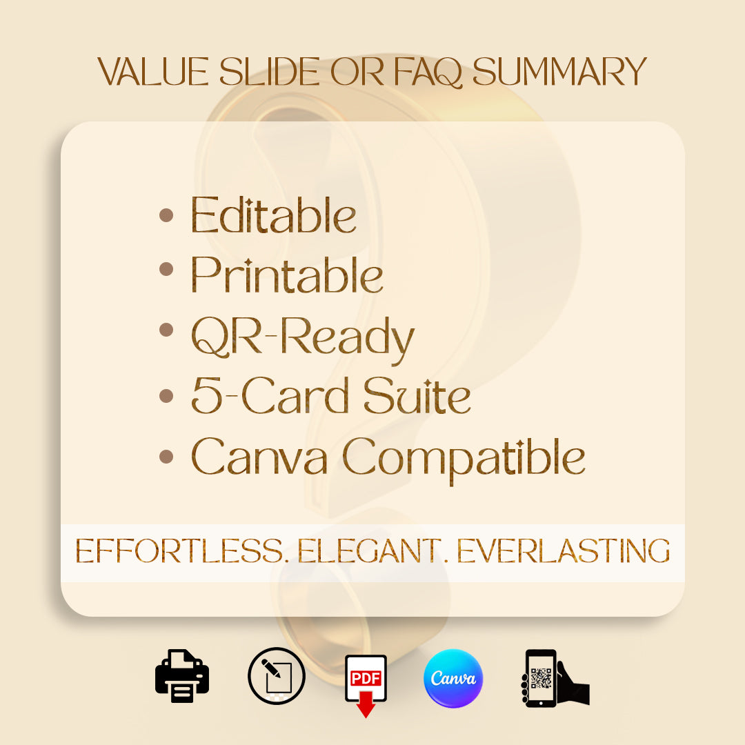 Luxury Wedding Invitation Suite with Editable QR Code – Canva Templates | Modern Printable Save the Date, RSVP, Details Card