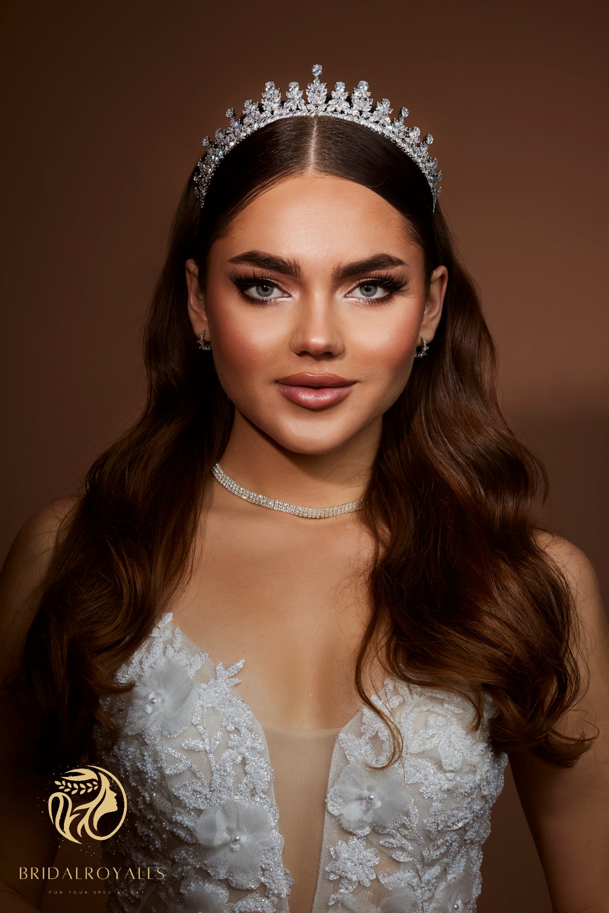 Silver Bridal Crown