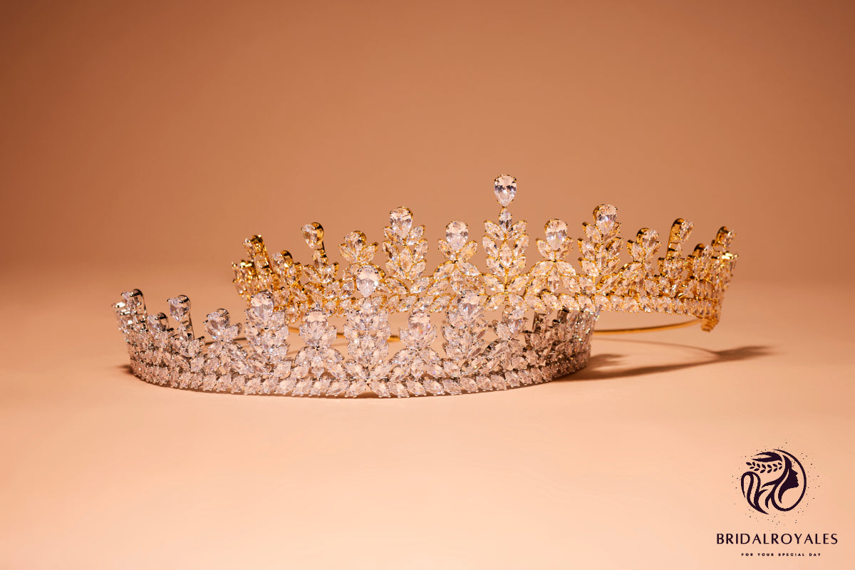 Silver Bridal Crown