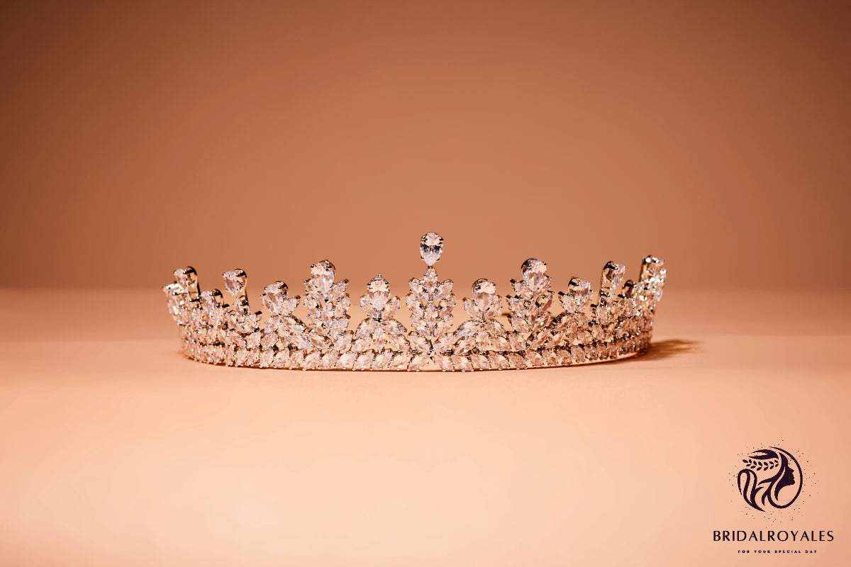 Silver Bridal Crown