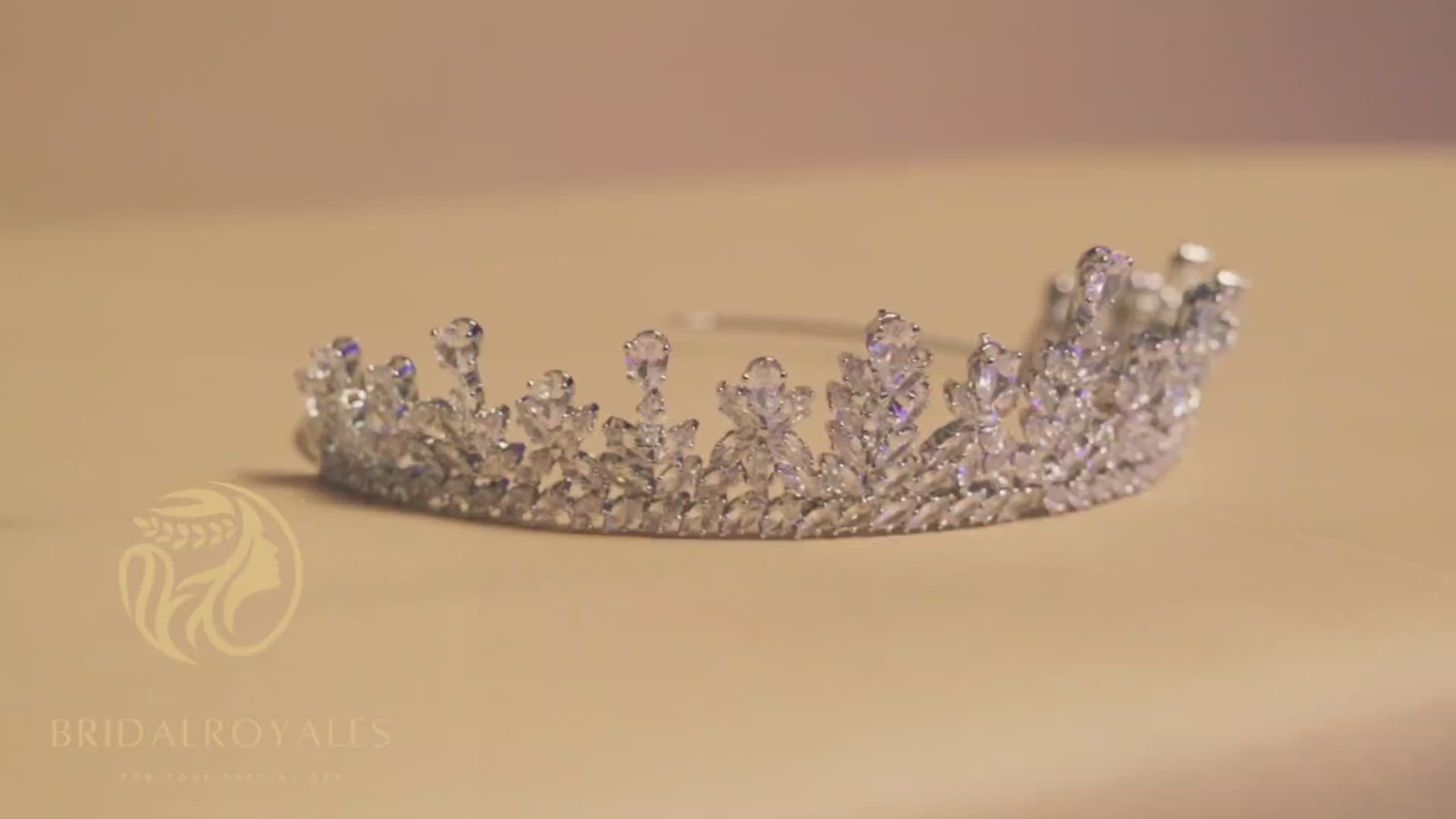 Silver Bridal Crown